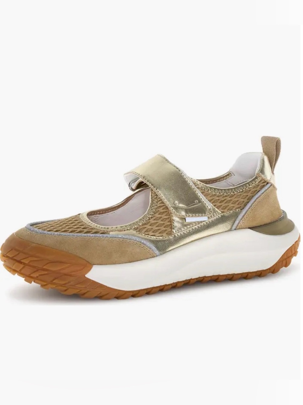 NWT VOILE BLANCHE Club Act Babe Mary Jane Sneaker in Caramel